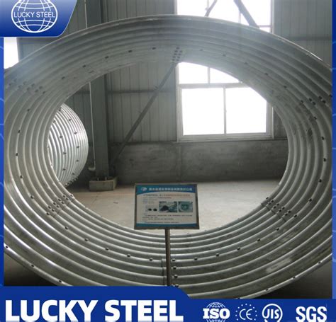 Arch Corrugated Galvanized Culvert Pipe For Bridge Construction China