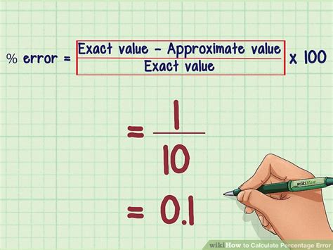 How To Calculate Percentage Error 5 Steps With Pictures