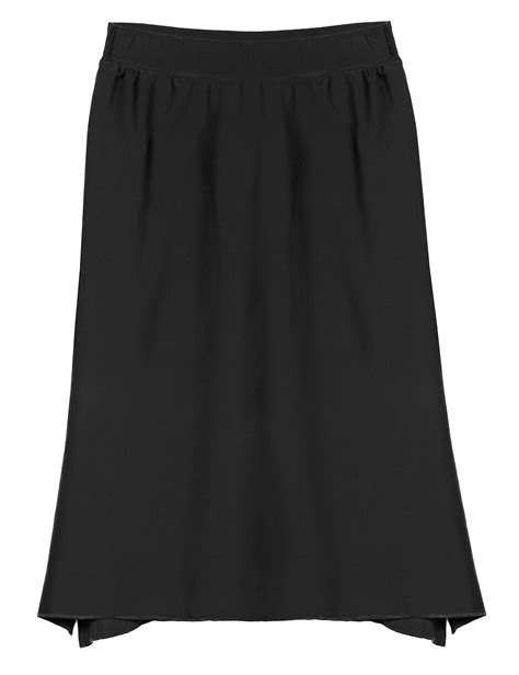 Modest Swimwear Black Modest Long Swimming Skirt