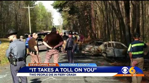 2 Killed In Fiery Crash In Nottoway County