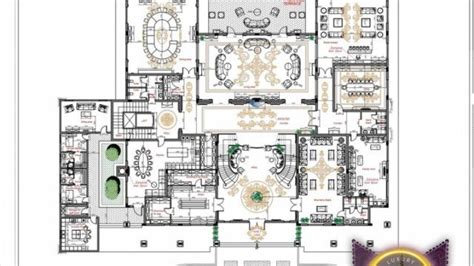 The Floor Plan For This Luxury Home Is Very Large And Has Lots Of Room