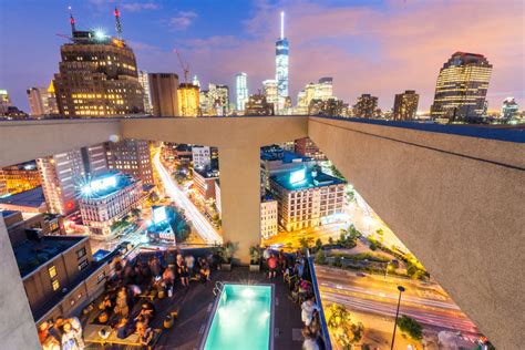 Being on a new york city rooftop gives you this special pleasure of feeling part of the city, inside it, but at a distance, says ray chung, director of design at the johnson studio, the firm behind the rooftop lounge at the wit hotel in chicago, among other projects. Best Rooftop Bars in NYC: Where Can You Drink Outside With ...
