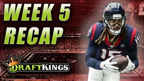 Don't forget to sign up for our newsletter and try our nfl lineup optimizer to help build a winning entry on… DRAFTKINGS LINEUP REVIEW & RESULTS: NFL DFS WEEK 5 - YouTube