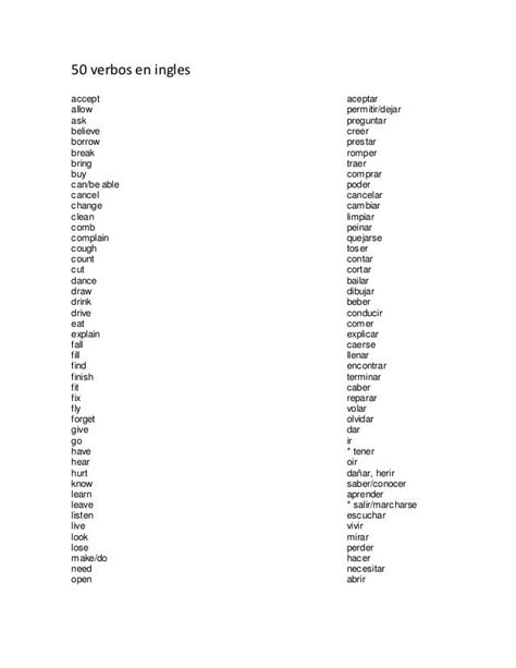 Lista De Verbos En Gerundio En Ingles Mayoría Lista