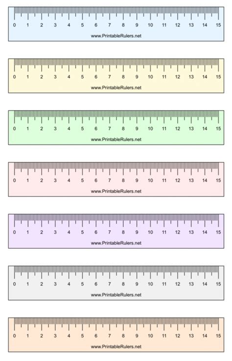 Printable Measurement Ruler