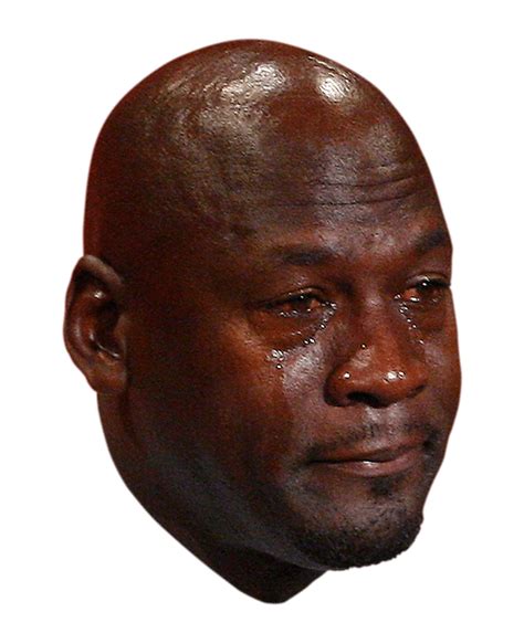 Michael Jordan Crying Face Transparent Png Stickpng
