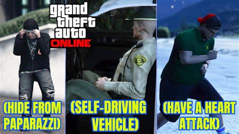 How To Use New Realistic Role Playing Actions In Gta Online Youtube
