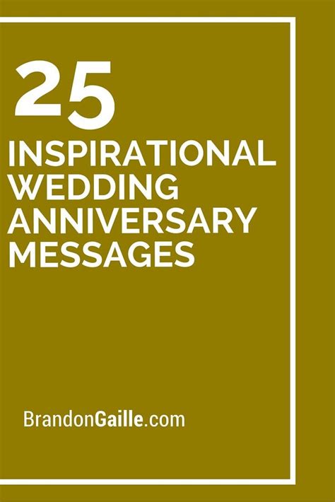 The 25 Inspirational Wedding Anniversary Messages