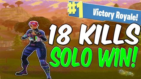Another Crazy Fortnite Solo Win 18 Kills Fortnite Battle Royale Youtube
