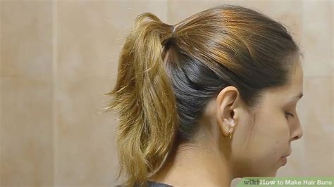 You've got yourself the perfect bun. 3 Ways to Make Hair Buns - wikiHow