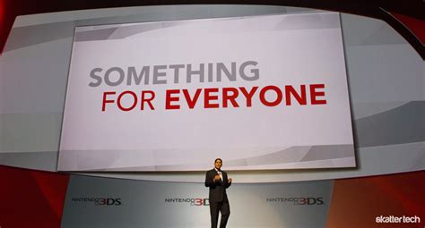 Some examples from the web: E3 2011: Nintendo Press Conference Recap | Skatter