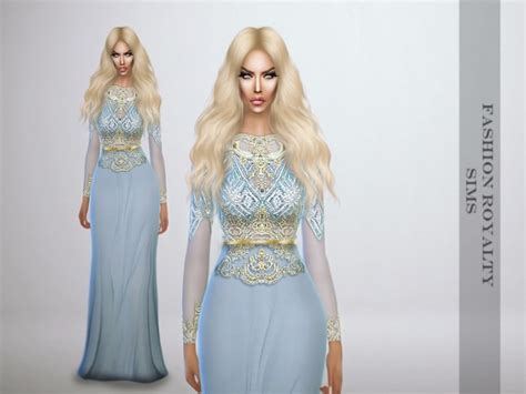 This is a mod designed to enhance the gameplay of simmers who enjoy creating and playing with generations of royal . Lightblue Royalty Gown at Fashion Royalty Sims » Sims 4 Updates