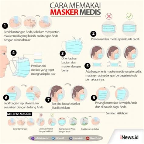 8 Cara Memakai Masker Yang Benar Okezone Health