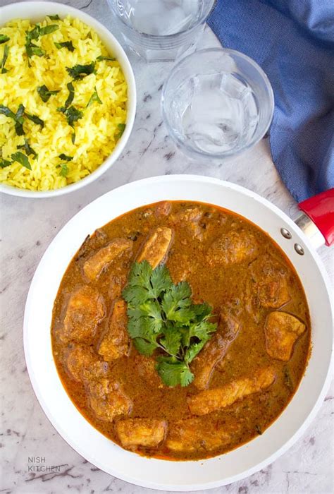 The recipe isn't difficult but you need to be. Goan Fish Curry | Nish Kitchen