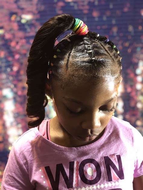 Beautiful Rubberband Hair Styles For Little Natural Hair Black African