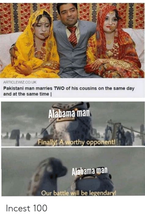 Pakistani Man Marries Two Of His Cousins On The Same Day And At The Same Time Alabama Man
