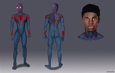 Alternative Spider Man Miles Morales Suit Design All Done By Me R