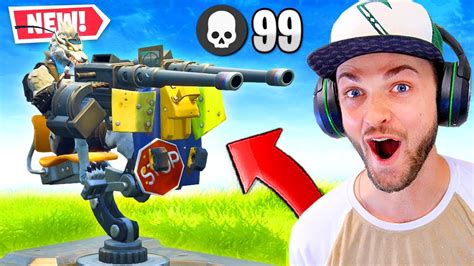 10 things *only* found in fortnite china! the BEST WAY to use the NEW Turret in Fortnite! - YouTube