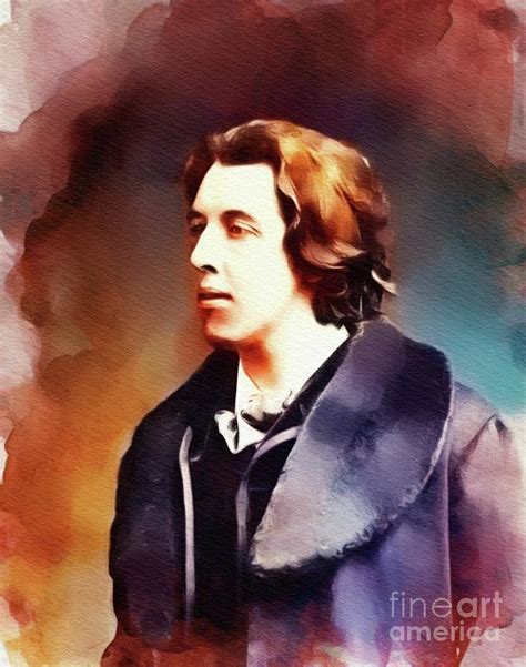 Oscar Wilde Literary Legend Painting By Esoterica Art Agency