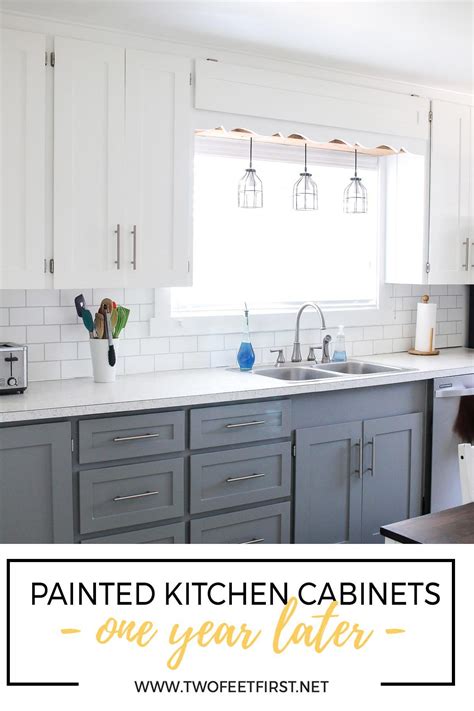 So i called the company to order one and they told me that they no longer made my color.but if i wanted to wing it i. How's That Project Holding Up - Updated Kitchen Cabinets ...