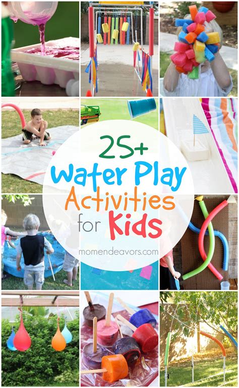 25 Outdoor Water Play Activities For Kids So Many Fun