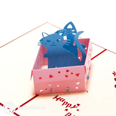 Whether it is a birthday, holiday or just to brighten someone's day, these cards are great. Cat in Box 3D Pop Up Birthday Card | £5.85 | 3D Pop-Up ...