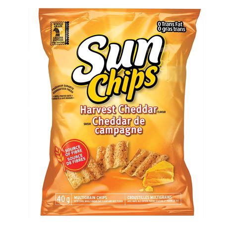 Sun Chips Multigrain Chips Harvest Cheddar 40 Gbag 40 Bagsct