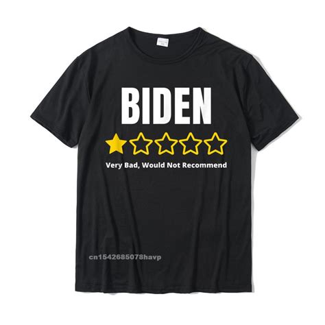 joe biden one star very bad would not recommend funny biden t shirt tops shirt brand new cool