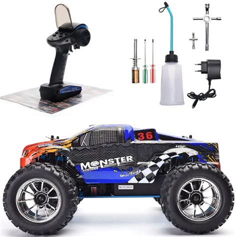 Hsp Rc Car 110 Scale Two Speed Off Road Monster Truck Nitro Gas Power