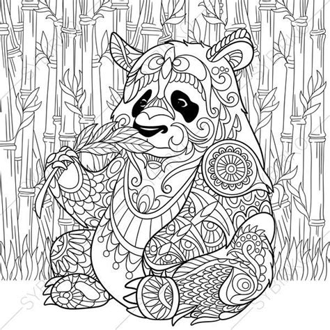 Panda Coloring Pages For Adults At Getdrawings Free Download