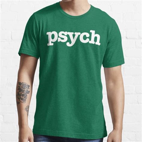 Psych Title T Shirt For Sale By Kayability Redbubble Psych T