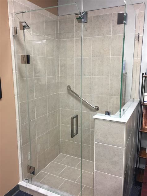 The passage frameless shower doors featurethe passage frameless shower doors feature a sleek style with 3/8 thick, tempered glass that stays cleaner longer. Frameless Shower Door with Opening Transom - Absolute ...