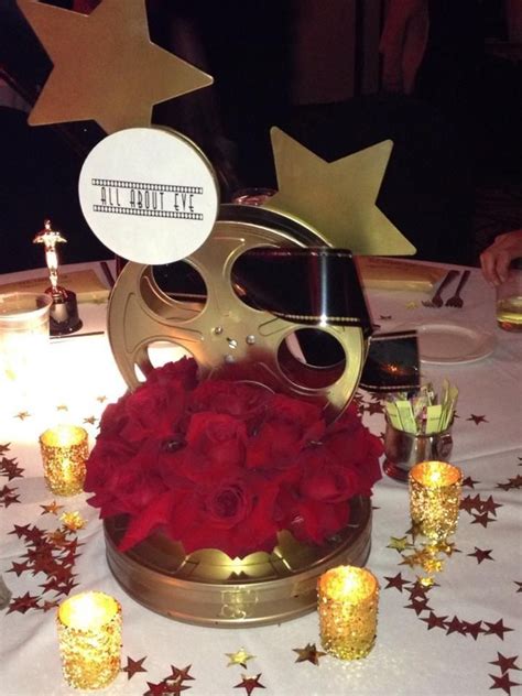 Hollywood Themed Table Centerpieces Event Planning