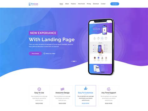 You can also add dynamic macros to your campaigns and easily integrate with your tracking solution. Mobile App Landing Page UI design Version_02 by Ansal ...