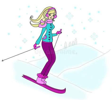 Blonde Skiing Stock Illustrations 26 Blonde Skiing Stock Illustrations Vectors And Clipart