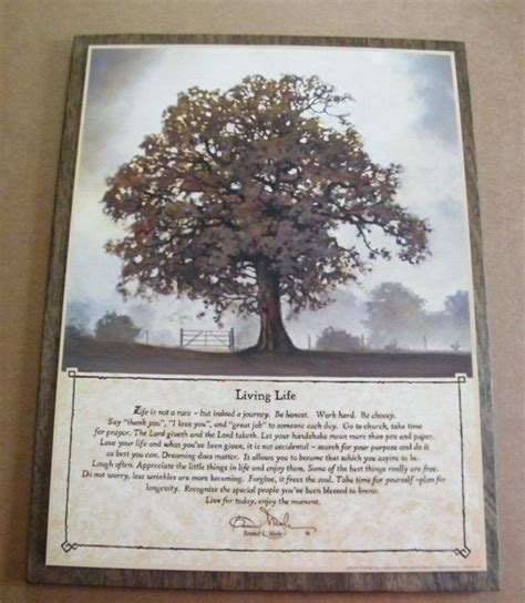 16 inches x 20 inches h by bonnie mohr16 inches x 20 inches h by bonnie mohr3/4 inch thick, 1/4 inch. LIVING LIFE tree INSPIRATION saying Bonnie Mohr Inspirational Wood Sign | Inspiring Sayings ...