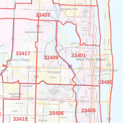 Map Of Palm Beach County Zip Codes Beach Map Hot Sex Picture