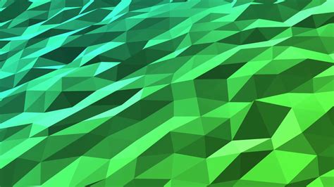 Green Polygons Low Poly Seamless Looping Motion Background Dci 4k