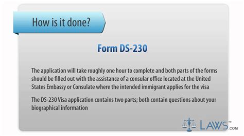Learn How To Fill The Form Ds 230 Application For Immigration Visa And