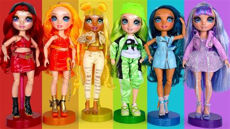Collect The Rainbow Unboxing Rainbow High Dolls With Stylish