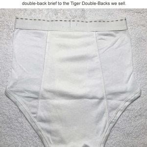 Tiger Underwear All White Men S Double Seat Briefs And Red Etsy