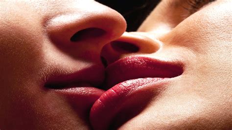 Two Lips Day Light Door Kiss On
