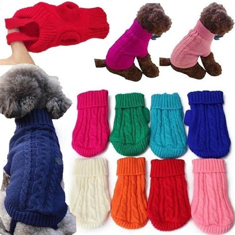 Buy Pet Sweater Pet Dog Cat Knitted Jumper Winter Warm Sweater Puppy At