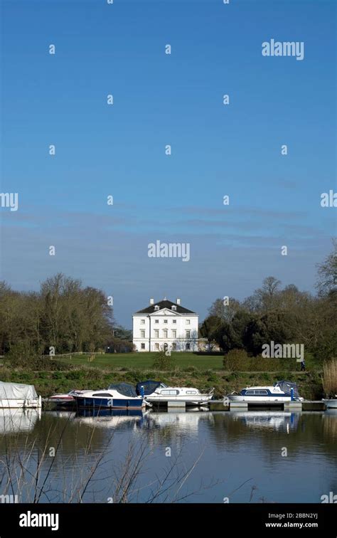Marble Hill House Twickenham England Seen From Ham On The Other Side