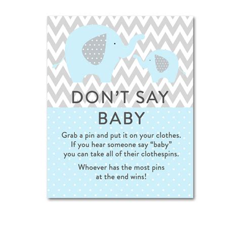On this page you'll find a variety of free printables created especially for a winnie the pooh baby shower, including pooh and tigger footprints, eeyore. Baby Shower Light Blue Gray Chevron Elephant Baby Boy ...