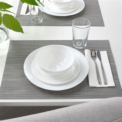 Favorisera 12 Piece Dinnerware Set White Ikea