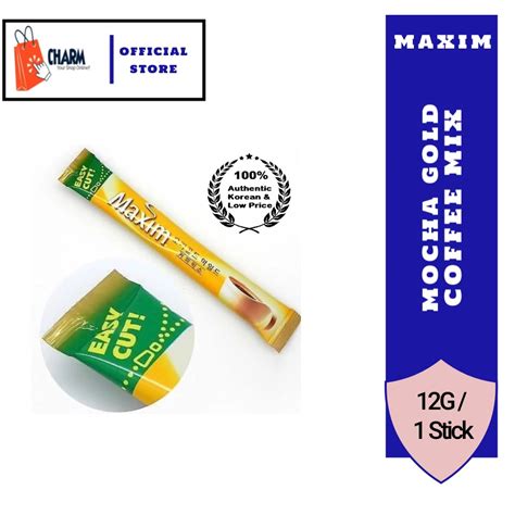 Maxim Mocha Gold Coffee Mix Stick 12g 1pc Shopee Philippines