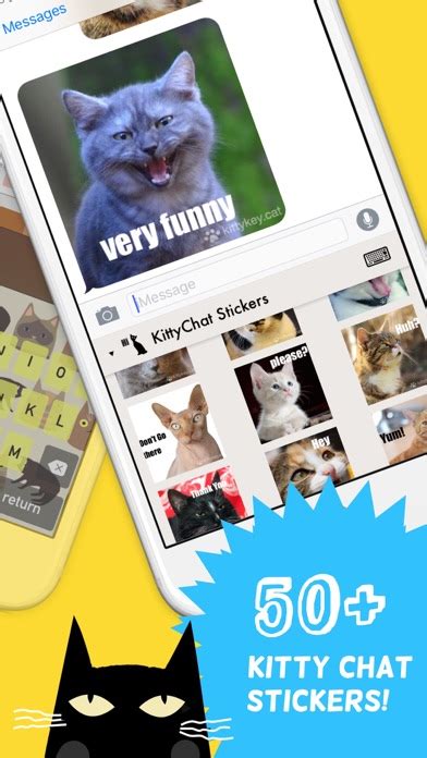 Kittykey Cat Keyboard Stickers Sounds Emoji And Kaomoji Iphone App