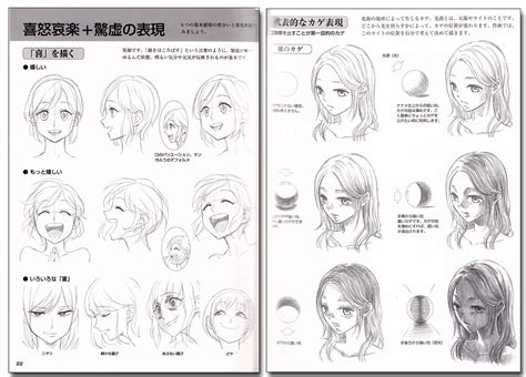 How To Draw Manga Characters Facial Expressions Drawing