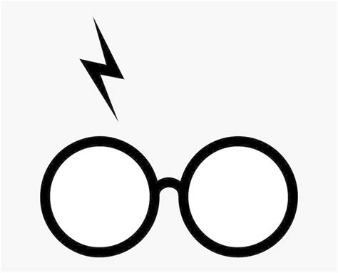 Harry Potter Glasses And Scar Clip Art